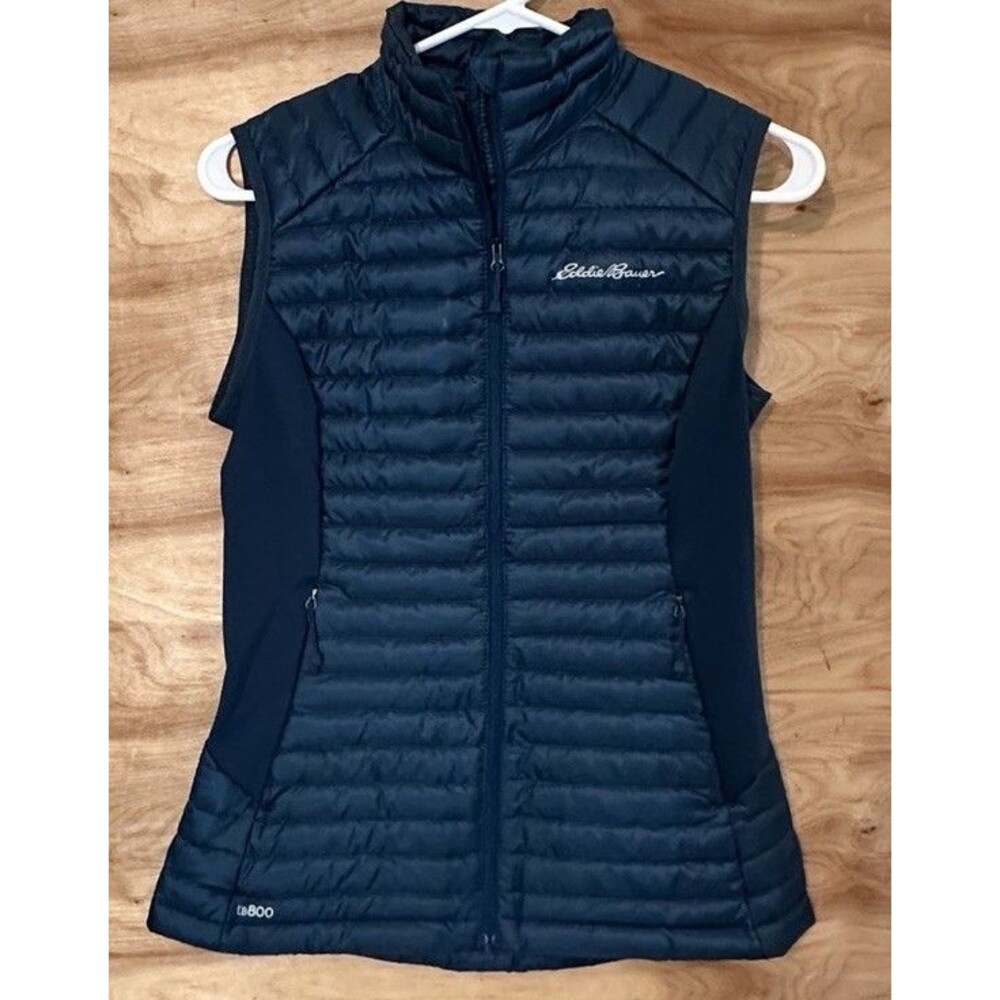 Eddie Bauer First Ascent Down Quilted Puffer Vest Womens Size XS Pertex EB800